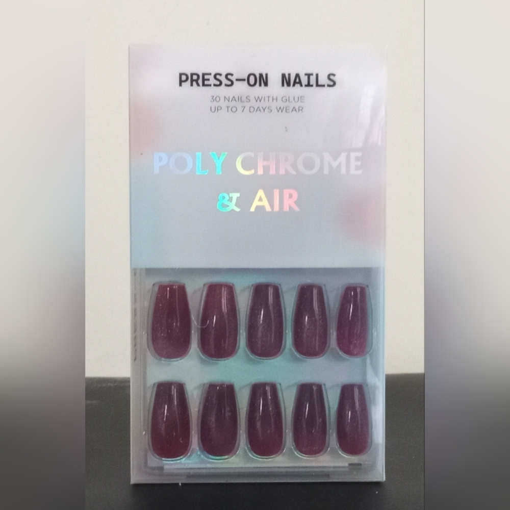 Poly Chrome & Air-Burgundy